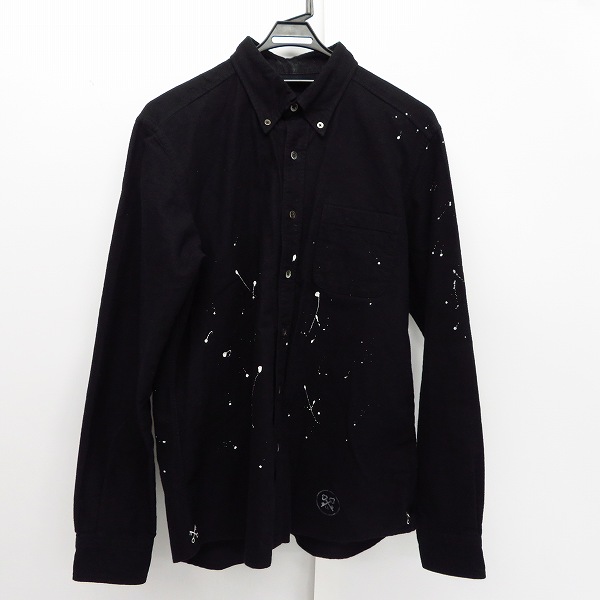 実際に弊社で買取させて頂いたuniform experiment/ユニフォームエクスペリメント ナンバリング/ペイント コットン長袖シャツ UE-167042/2