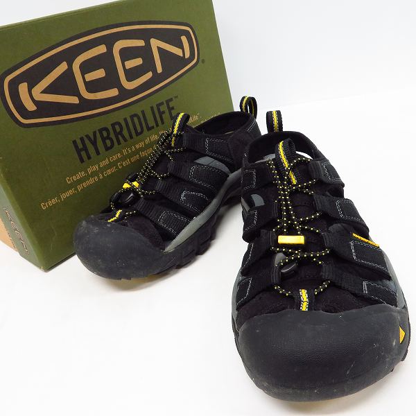実際に弊社で買取させて頂いたKEEN/キーン NEWPORT H2/ニューポート サンダル  110230-BLACK/ブラック 25.5cm