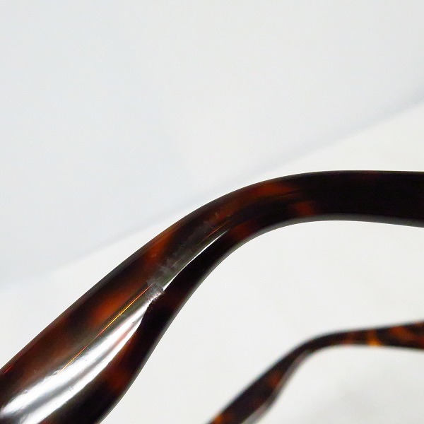 実際に弊社で買取させて頂いたOG×OLIVER GOLDSMITH/オージーバイオリバーゴールドスミス  VICECONSUL メガネフレーム/アイウェア ブラウンの画像 6枚目