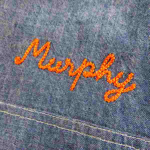 実際に弊社で買取させて頂いたSUGAR CANE/シュガーケーン CHAMBRAY WORK SHIRT シャンブレー ワークシャツ SC27716/XLの画像 5枚目