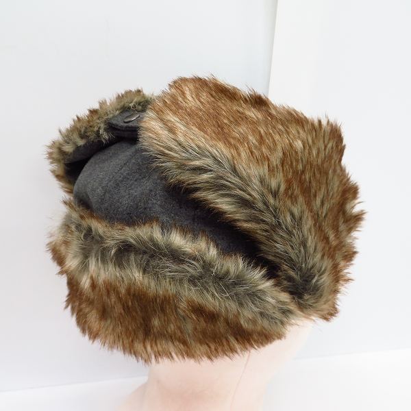 実際に弊社で買取させて頂いたNO ID/ノーアイディー ウールボンバーキャップの画像 2枚目