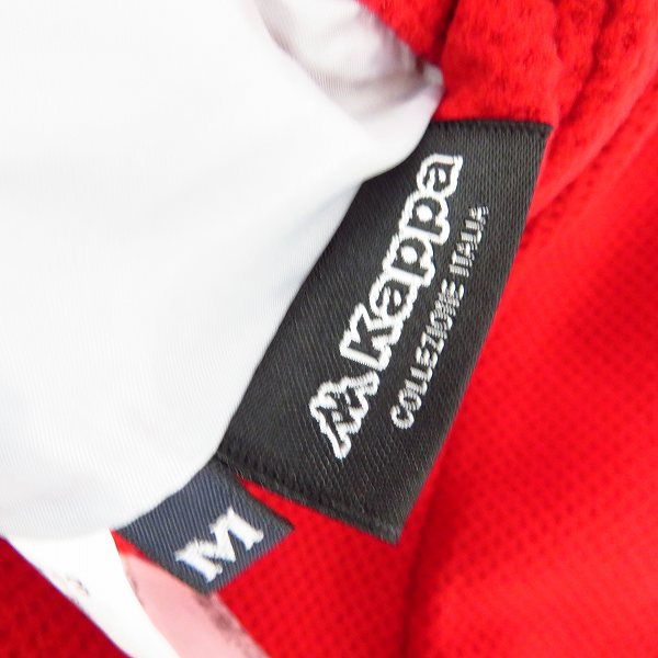 実際に弊社で買取させて頂いた【未使用】Kappa/カッパ リバーシブルフルジップブルゾン/ジャケット レッド ゴルフウェア Mの画像 5枚目