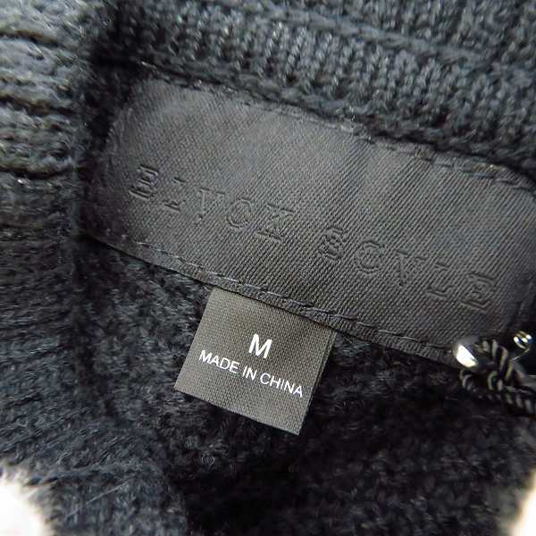 実際に弊社で買取させて頂いた【未使用】BLVCK SCVLE/ブラックスケール ヘンリーネック ニット セーター/Ｍの画像 2枚目