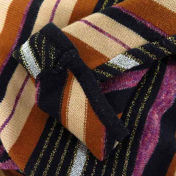 実際に弊社で買取させて頂いたHYSTERICS/ヒステリックス レディース ラメ/ボーダー 長袖 ニット/セーター 3NS-1640/Fの画像 4枚目