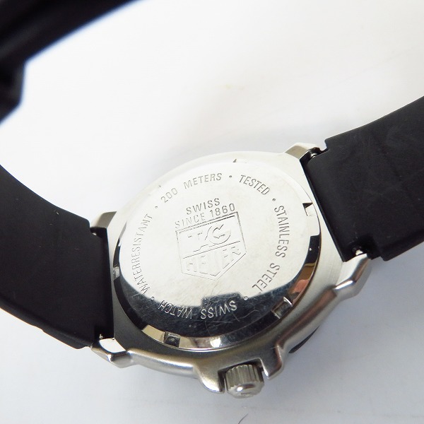 実際に弊社で買取させて頂いたTAG HEUER/タグホイヤー FORMULA1/フォーミュラーワン 腕時計 377.513【動作未確認】の画像 3枚目