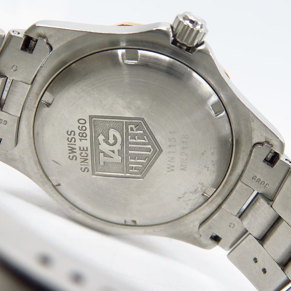 実際に弊社で買取させて頂いたTAG HEUER/タグホイヤー 2000エクスクルーシブ 腕時計 WN1151【動作未確認】の画像 3枚目