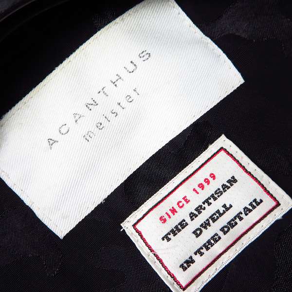 実際に弊社で買取させて頂いたACANTHUS/アカンサス カウレザーダブルライダース/L1411/Mの画像 2枚目