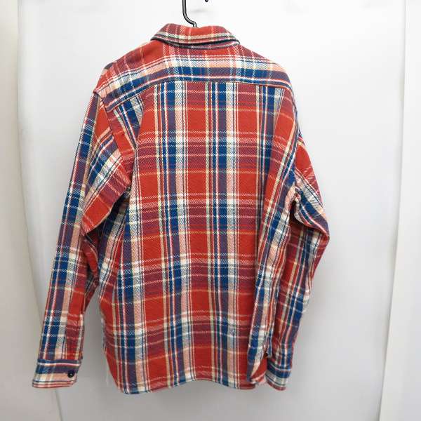 実際に弊社で買取させて頂いたSUGAR CANE/シュガーケーン ツイル チェック ワークシャツ SC27996/Lの画像 1枚目