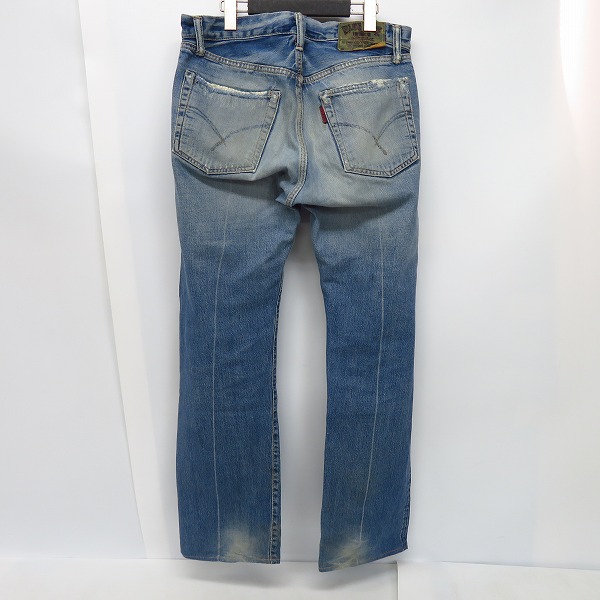 実際に弊社で買取させて頂いたBLUE BLUE/ブルーブルー デニムパンツ/Gパン ダメージ加工/34の画像 1枚目