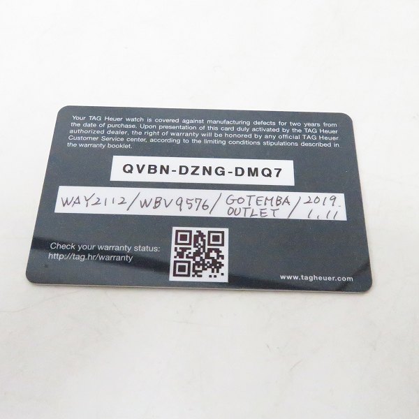 実際に弊社で買取させて頂いたTAG Heuer/タグホイヤー アクアレーサー キャリバー5 自動巻き/オートマチック 腕時計/ウォッチ WAY2112の画像 6枚目