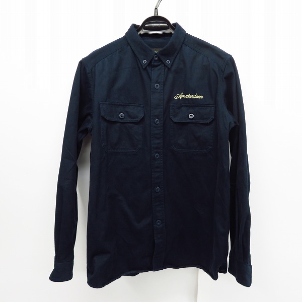 実際に弊社で買取させて頂いたBackChannel/バックチャンネル ネルシャツ amsterdamロゴ/M