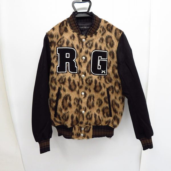 実際に弊社で買取させて頂いた【未使用】roarguns/ロアーガンズ K's別注 スタッズ/スワロ クロスガン アルパカウールメルトンブルゾン 18FGB-21KS/2