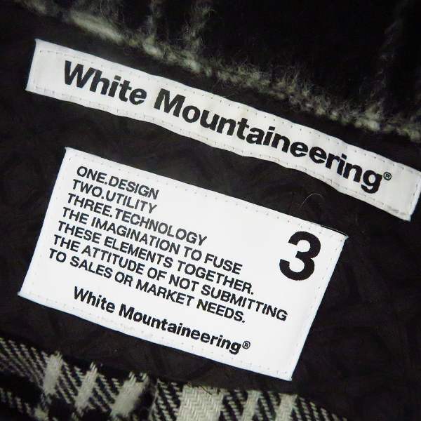 実際に弊社で買取させて頂いたWhite Mountaineering/ホワイトマウンテニアリング ビッグプルオーバーシャツ /3の画像 2枚目