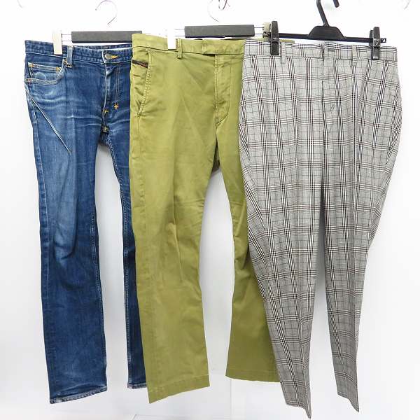 実際に弊社で買取させて頂いたEDIFICE/CIAOPANIC TYPY/DIESEL/URBAN RESEARCH ROSSO/ n(n) BY NUMBER (N)INE等 デニム/スラックス等 7点セットの画像 2枚目
