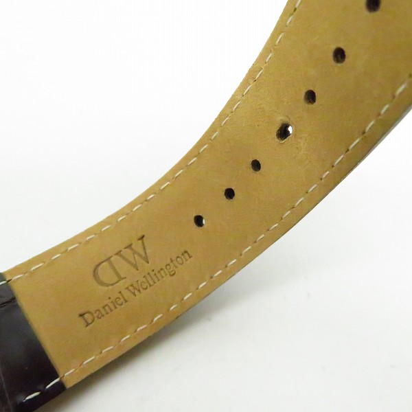 実際に弊社で買取させて頂いたDaniel Wellington/ダニエルウェリントン レザーベルト クォーツ/ウォッチ/腕時計 B15の画像 4枚目