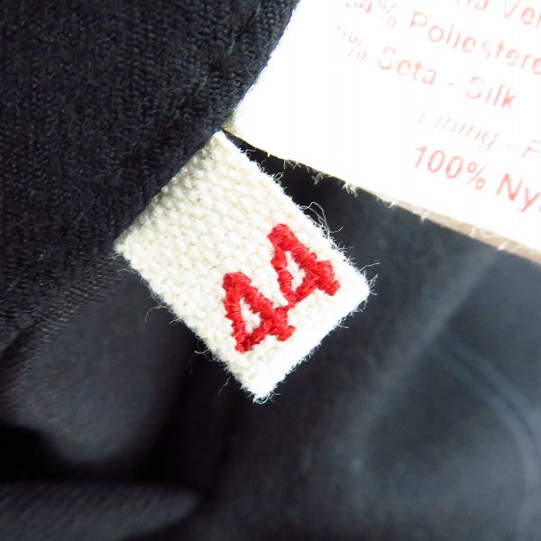 実際に弊社で買取させて頂いたMARNI/マルニ フード付き 裏地ナイロン ウールコート/44 の画像 4枚目