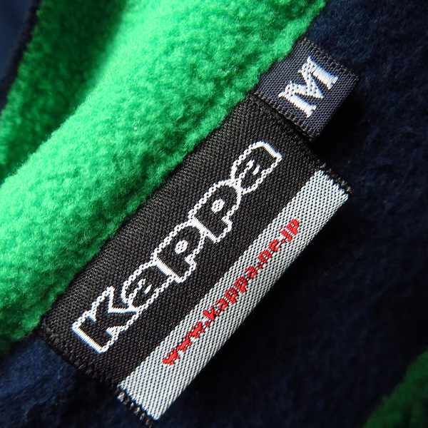 実際に弊社で買取させて頂いた【未使用】Kappa/カッパ ゴルフ 長袖ハーフジップシャツ KG652LS47/ネイビー,グリーン M 2点セットの画像 2枚目