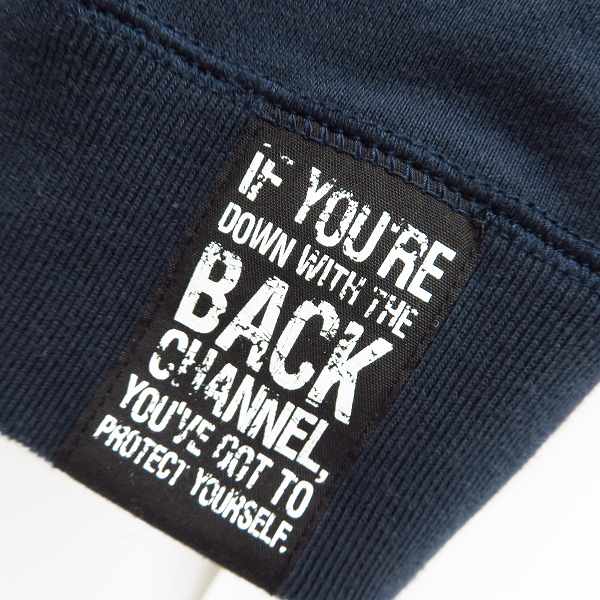 実際に弊社で買取させて頂いたBackChannel/バックチャンネル フロントボタン プルオーバーパーカー/Lの画像 2枚目