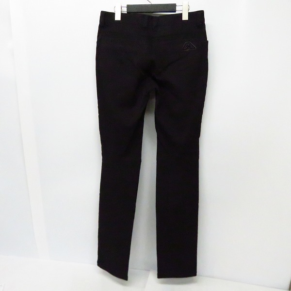 実際に弊社で買取させて頂いた【未使用】Kappa/カッパ ゴルフ ストレッチ裏起毛 防風ロングパンツ ブラック KC652PA15/Sの画像 1枚目
