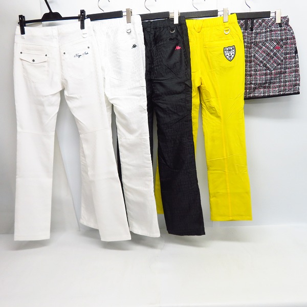 実際に弊社で買取させて頂いた【未使用】Kappa/カッパ  レディース ゴルフウエア DIGENITE THRMO/smartec スカート/パンツ 7/S ボトムス 5点セットの画像 1枚目