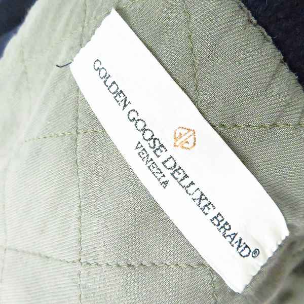 実際に弊社で買取させて頂いたGOLDEN GOOSE DELUXE BRAND/ゴールデングース 袖レザー ブルゾン 910445/XSの画像 2枚目