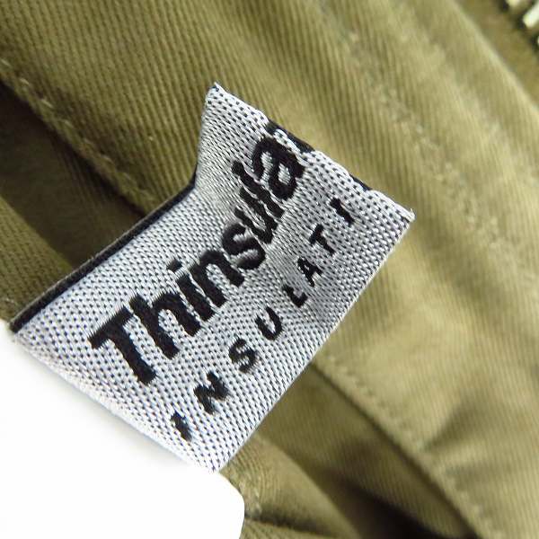 実際に弊社で買取させて頂いたLOUNGE LIZARD/ラウンジリザード シンサレート 裏地キルティング ミリタリージャケット/2の画像 4枚目