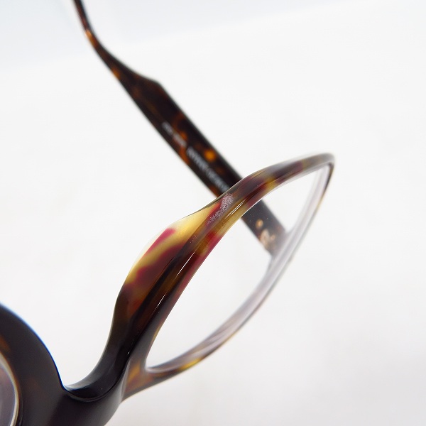 実際に弊社で買取させて頂いたGIORGIO ARMANI/ジョルジオアルマーニ イタリア製 鼈甲柄 メガネフレーム 832 063の画像 6枚目