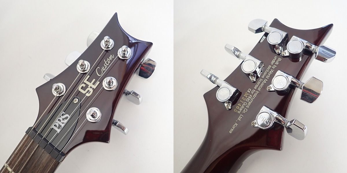 実際に弊社で買取させて頂いた★Paul Reed Smith/PSR/ポール・リード・スミス SE custom24 エレキギター ハードケース付きの画像 1枚目