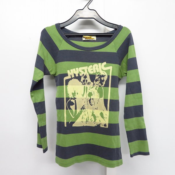 実際に弊社で買取させて頂いたHYSTERICS/ヒステリックス レディース クルーネック ボーダー 長袖Tシャツ/カットソー 2CL-1450/F