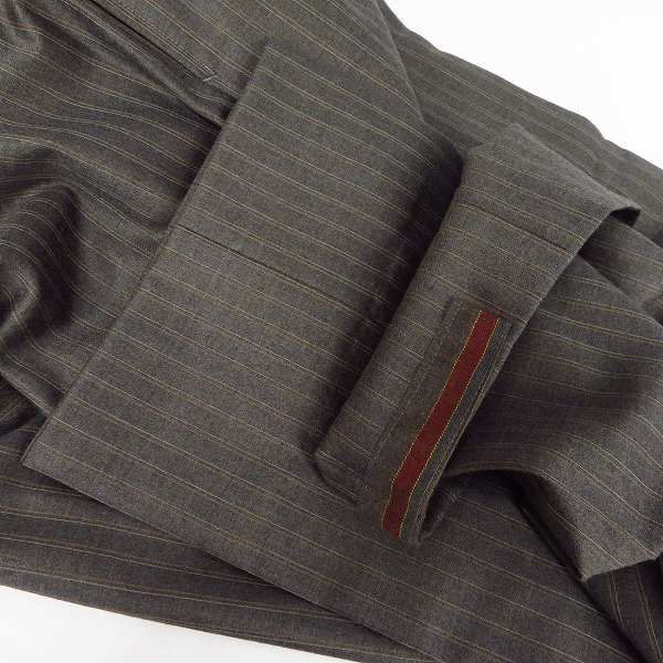 実際に弊社で買取させて頂いたBURBERRY LONDON/バーバリー ロンドン ストライプ柄スーツ 上下セット ネーム入り bbd41-303-46/98-88-175の画像 4枚目