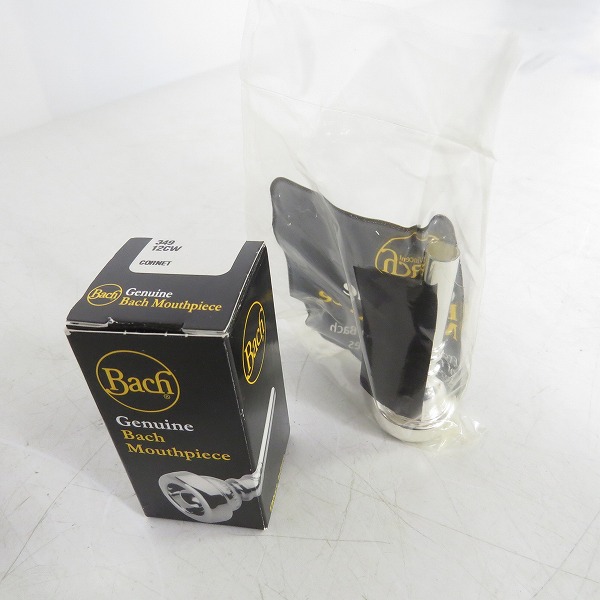 実際に弊社で買取させて頂いた【未使用】BACH/バック コルネット マウスピース 12CW 銀メッキ仕上げの画像 1枚目