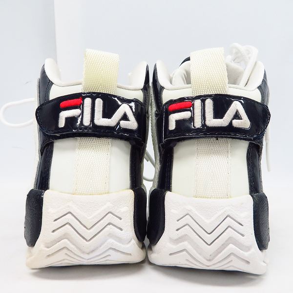 実際に弊社で買取させて頂いた【観賞用】FILA/フィラ GRANT HILL MID/グランドヒル バッシュ スニーカー FS6CB1101/US7の画像 1枚目