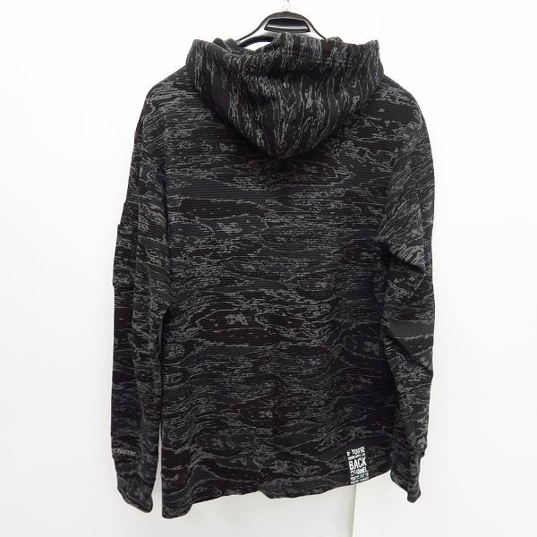 実際に弊社で買取させて頂いたBackChannel/バックチャンネル ジップアップパーカー ワッフル加工 迷彩/Lの画像 1枚目