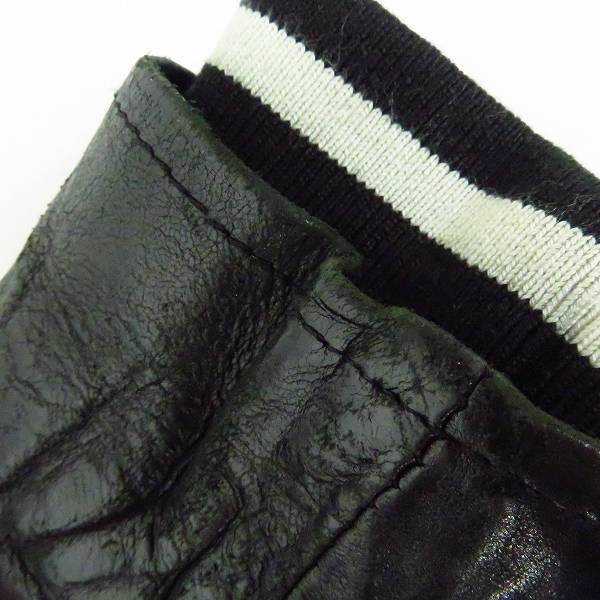 実際に弊社で買取させて頂いたGOLDEN GOOSE DELUXE BRAND/ゴールデングース 袖レザー ブルゾン 910445/XSの画像 8枚目