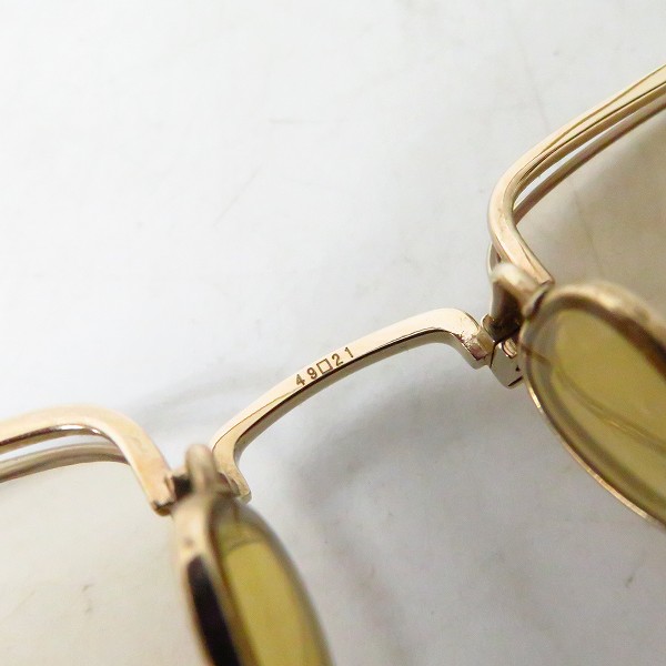 実際に弊社で買取させて頂いたChristian Roth/クリスチャンロス 度入り メガネフレーム/アイウェア CE14000GPの画像 6枚目