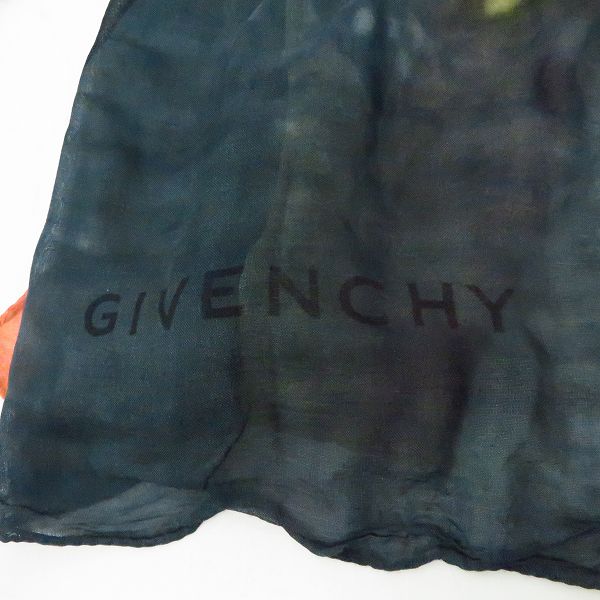 実際に弊社で買取させて頂いたGIVENCHY/ジバンシー カシミヤ混 スカーフ/大判ストール 星条旗柄の画像 1枚目