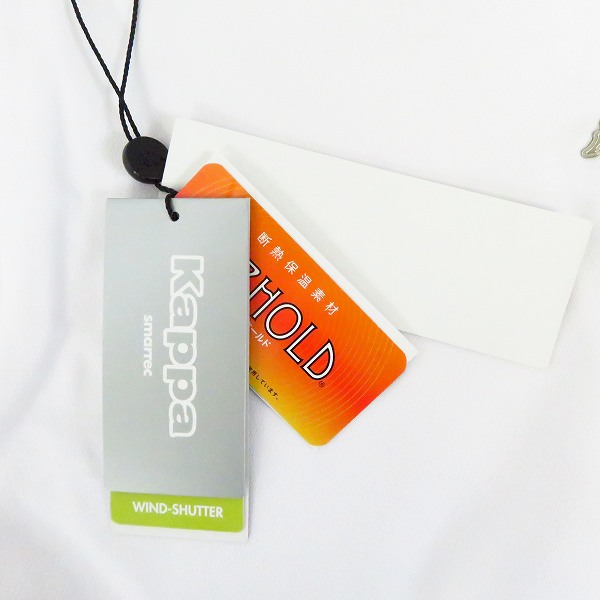 実際に弊社で買取させて頂いた【未使用】Kappa/カッパ ゴルフ ストレッチ裏起毛 防風ロングパンツ ホワイト KC652PA15/Oの画像 5枚目