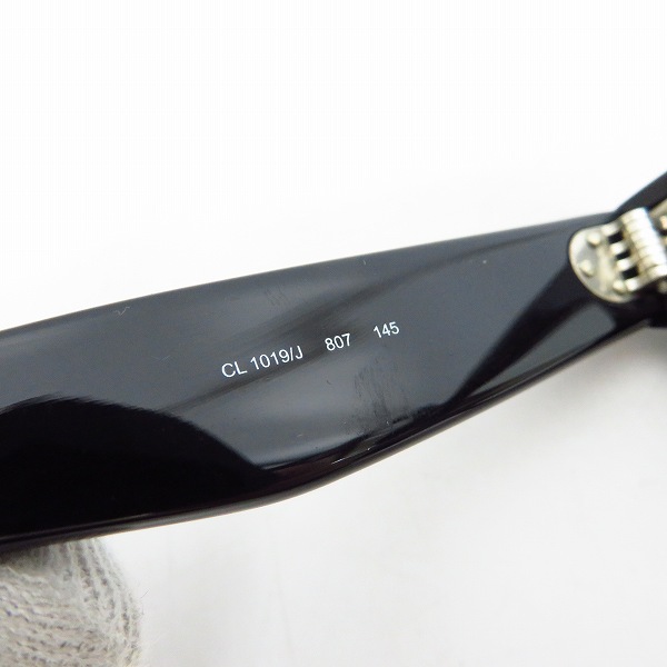 実際に弊社で買取させて頂いたCELINE/セリーヌ スクエア 眼鏡フレーム/メガネフレーム/アイウェア CL1019/J 807の画像 5枚目