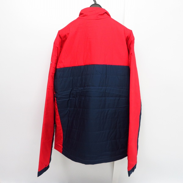 実際に弊社で買取させて頂いた【未使用】Kappa/カッパ ワッペン付き中綿ブルゾン ゴルフウェア レッド×ネイビー KG6520T43/Oの画像 1枚目