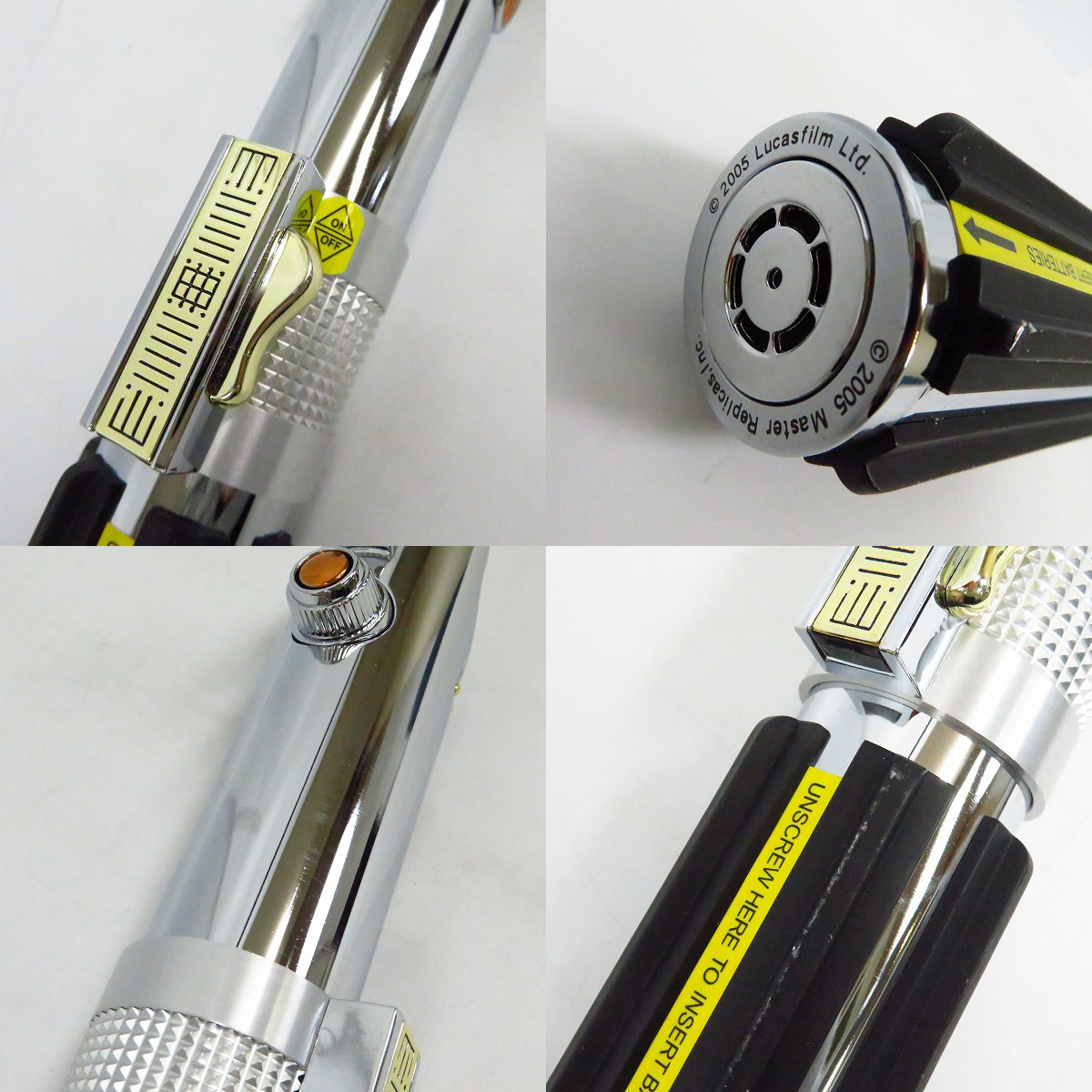 実際に弊社で買取させて頂いた【動作確認済み】MASTER REPLICAS/マスターレプリカ製【アナキン・スカイウォーカー】フォースFX ライトセーバー Collectible/SW-208の画像 2枚目