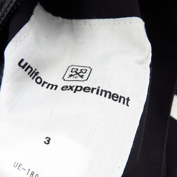 実際に弊社で買取させて頂いたユニフォームエクスペリメント 18-19AW SEAM TAPED MOUNTAIN PARKA/シームテープド マウンテンパーカー UE-189021/3の画像 2枚目