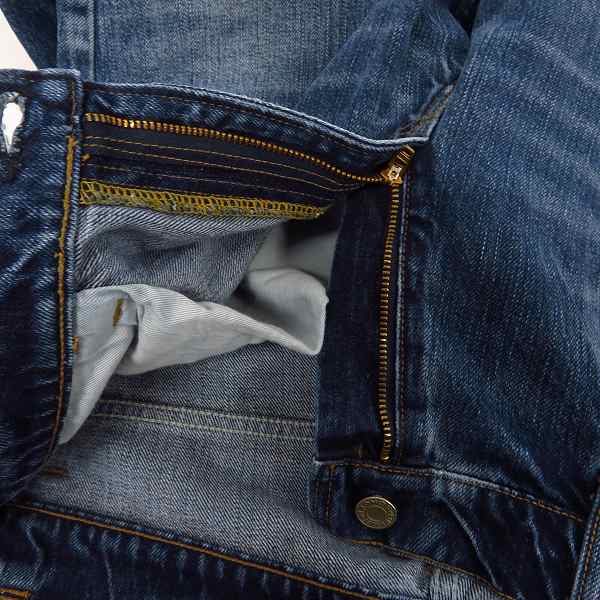 実際に弊社で買取させて頂いたBLUE BLUE/ブルーブルー ブーツカット インディゴ ウオッシュ加工 デニムパンツ 32の画像 2枚目