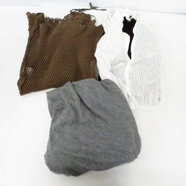 実際に弊社で買取させて頂いた【おまとめ/10点↑】L.G.B./IF SIX WAS NAINE他 ベスト/ダメージ加工 ノースリーブカットソー/ポンチョ 等 size：0の画像 2枚目