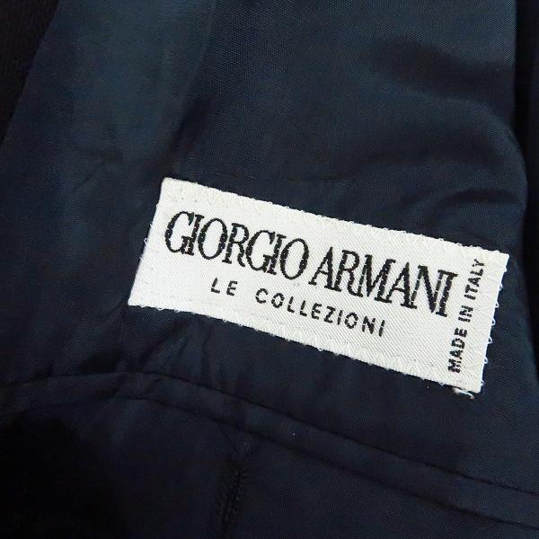 実際に弊社で買取させて頂いたGIORGIO ARMANI/ジョルジオアルマーニ 2Bテーラードジャケット ストライプ/38の画像 2枚目