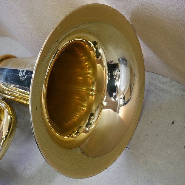 実際に弊社で買取させて頂いた★B＆S/ビーアンドエス Model 3107 4ロータリー チューバ/テューバ ケース付きの画像 4枚目