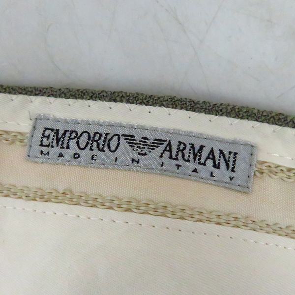 実際に弊社で買取させて頂いた【未使用/タグ付き】EMPORIO ARMANI/エンポリオアルマーニ 2タック スラックス/トラウザー D1P5200/46の画像 3枚目
