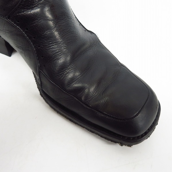 実際に弊社で買取させて頂いたalfredoBANNISTER/アルフレッドバニスター レザーブーツ サイドジップ/42の画像 7枚目