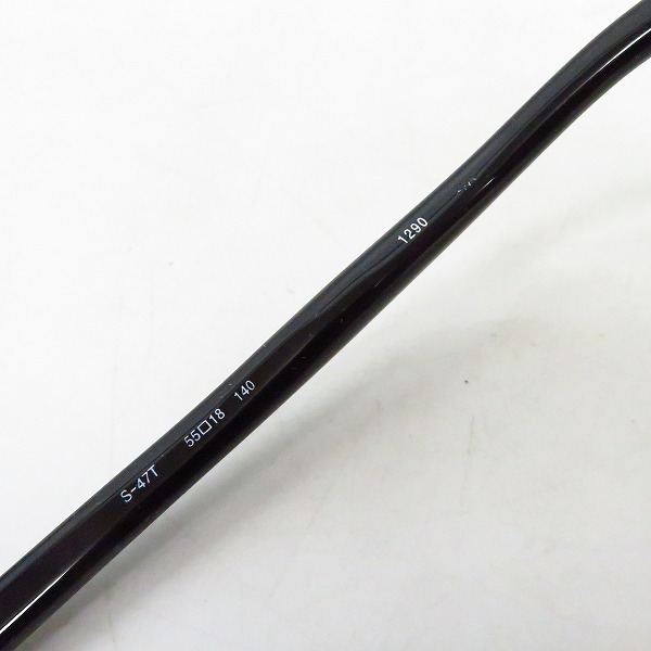 実際に弊社で買取させて頂いた999.9/フォーナインズ メタルフルリム メガネフレーム/眼鏡/アイウェア S-47T【度入り】の画像 4枚目