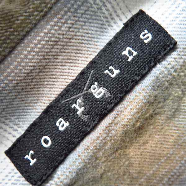 実際に弊社で買取させて頂いた【未使用】roarguns/ロアーガンズ スタッズ/スワロ クロスガン スター オンブレチェックシャツ 18FGS-03A/2の画像 2枚目