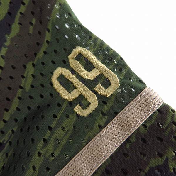 実際に弊社で買取させて頂いたBackChannel/バックチャンネル タイガーカモ メッシュ ベースボールシャツ/Mの画像 3枚目